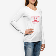 Load image into Gallery viewer, Hair Stylists Women's Crew Neck Long sleeve T-shirt