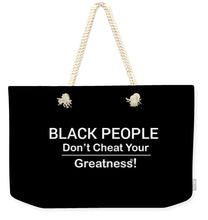 Load image into Gallery viewer, Black People - Weekender Tote Bag