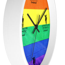 Load image into Gallery viewer, LGBTQ Wall clock