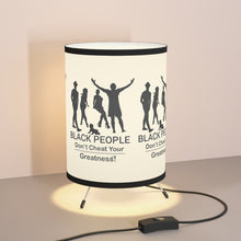 Load image into Gallery viewer, Black People Tripod Lamp with High-Res Printed Shade, US\CA plug