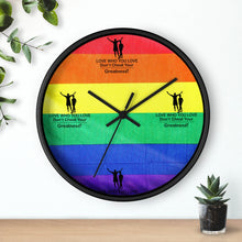 Load image into Gallery viewer, LGBTQ Wall clock