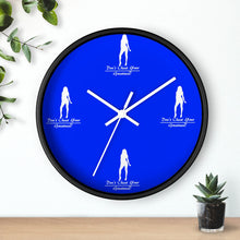 Load image into Gallery viewer, Women's Blue & White Wall clock