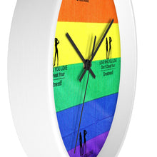 Load image into Gallery viewer, LGBTQ Lesbian Wall clock