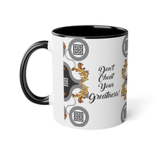 Load image into Gallery viewer, White Accent Mug, 11oz