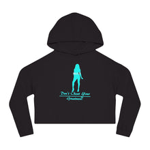 Load image into Gallery viewer, Women’s Cropped Hooded Sweatshirt