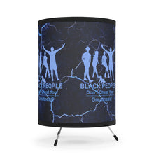 Load image into Gallery viewer, Black People Tripod Lamp with High-Res Printed Shade, US\CA plug