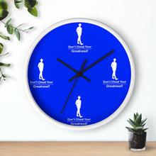 Load image into Gallery viewer, Blue & White Wall clock