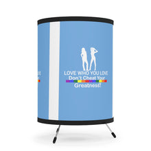 Load image into Gallery viewer, LGBTQ Lesbians Tripod Lamp with High-Res Printed Shade, US\CA plug