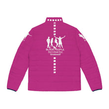 Load image into Gallery viewer, Black People Men's Puffer Jacket (AOP)