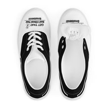 Load image into Gallery viewer, Get That Bag, Men’s lace-up canvas shoes