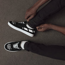 Load image into Gallery viewer, Don't Cheat Your Greatness, Get That Bag, Men’s lace-up canvas shoes