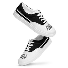 Load image into Gallery viewer, Get That Bag, Men’s lace-up canvas shoes