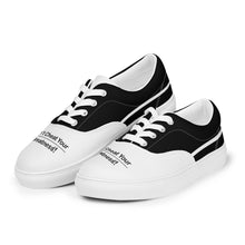 Load image into Gallery viewer, Don't Cheat Your Greatness, Men ’s lace-up canvas shoes