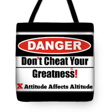 Load image into Gallery viewer, Warning Dangerous - Tote Bag