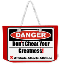 Load image into Gallery viewer, Warning Dangerous - Weekender Tote Bag