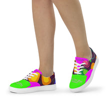 Load image into Gallery viewer, Youth Women's lace-up canvas shoes