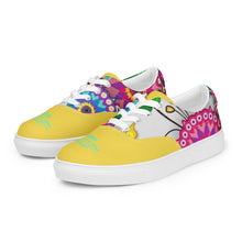 Load image into Gallery viewer, BBW lace-up canvas shoes