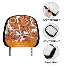 Load image into Gallery viewer, HINDI Car Headrest Covers