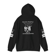 Load image into Gallery viewer, Black People DEI white Logo  Cozy Unisex Heavy Blend™ Hooded Sweatshirt - Perfect for Chill Days and Gatherings
