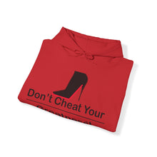 Load image into Gallery viewer, DCYG Black Red Bottoms Heavy Blend™ Hooded Sweatshirt
