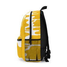 Load image into Gallery viewer, DCYG DRIP 24 White logo &amp;  Yellow Backpack
