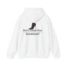 Load image into Gallery viewer, DCYG Black Red Bottoms Heavy Blend™ Hooded Sweatshirt
