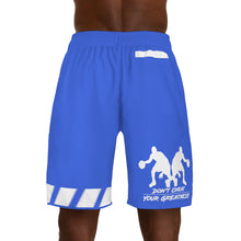 Load image into Gallery viewer, DCYG Dbl Basketball Players  Royal Blue &amp; White Men's Shorts
