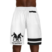 Load image into Gallery viewer, DCYG Dbl Basketball Players Black &amp; White Men's  Shorts
