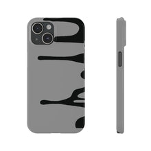 Load image into Gallery viewer, DRIP Black &amp;  Grey Slim Phone Cases
