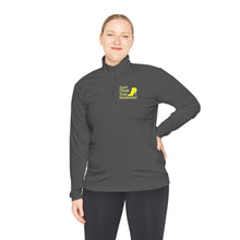 Load image into Gallery viewer, DCYG Yellow Red Bottoms Unisex Quarter-Zip Pullover
