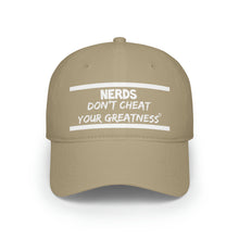 Load image into Gallery viewer, DCYG NERDS White Logo Baseball Cap
