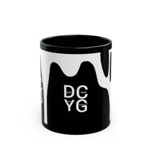 Load image into Gallery viewer, DCYG DRIP 24 White Logo &amp; Black Mug (11oz, 15oz)
