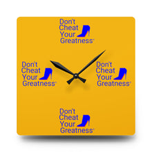 Load image into Gallery viewer, DCYG Blie Red Bottoms , Black  &amp; White  Acrylic Wall Clock
