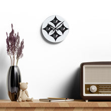 Load image into Gallery viewer, White Red Bottoms , Black  &amp; White  Acrylic Wall Clock
