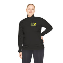 Load image into Gallery viewer, DCYG Yellow Red Bottoms Unisex Quarter-Zip Pullover
