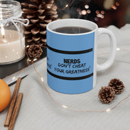 DCYG NERDS Black Logo  Ceramic Coffee Cups, 11oz, 15oz