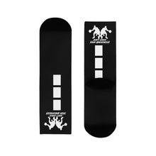 Load image into Gallery viewer, Copy of DCYG Dbl Basketball Players Black &amp; White Crew Socks (EU)
