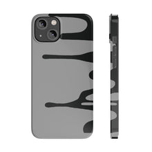 Load image into Gallery viewer, DRIP Black &amp;  Grey Slim Phone Cases
