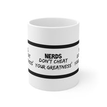 Load image into Gallery viewer, DCYG NERDS Black Logo  Ceramic Coffee Cups, 11oz, 15oz
