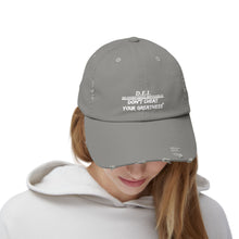 Load image into Gallery viewer, Unisex DEI Distressed Cap
