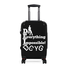 Load image into Gallery viewer, DCYG DEI 24BW White Logo &amp; Black Suitcase
