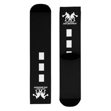 Load image into Gallery viewer, Copy of DCYG Dbl Basketball Players Black &amp; White Crew Socks (EU)
