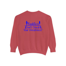 Load image into Gallery viewer, DCYG 24SX Baddies Blue Logo  Garment-Dyed Sweatshirt
