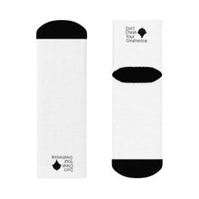 Load image into Gallery viewer, DCYG Black &amp; White Crew Socks
