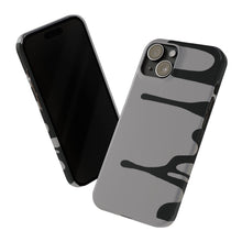 Load image into Gallery viewer, DRIP Black &amp;  Grey Slim Phone Cases
