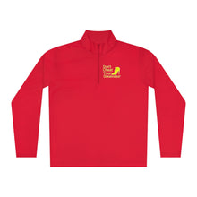 Load image into Gallery viewer, DCYG Yellow Red Bottoms Unisex Quarter-Zip Pullover
