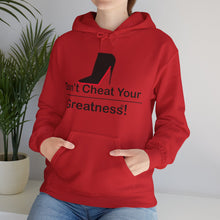 Load image into Gallery viewer, DCYG Black Red Bottoms Heavy Blend™ Hooded Sweatshirt
