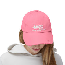 Load image into Gallery viewer, DCYG FX White Logo Distressed Cap
