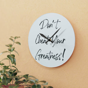 Acrylic Wall Clock