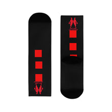 Load image into Gallery viewer, DCYG Red &amp; Black Womens Crew Socks (EU)
